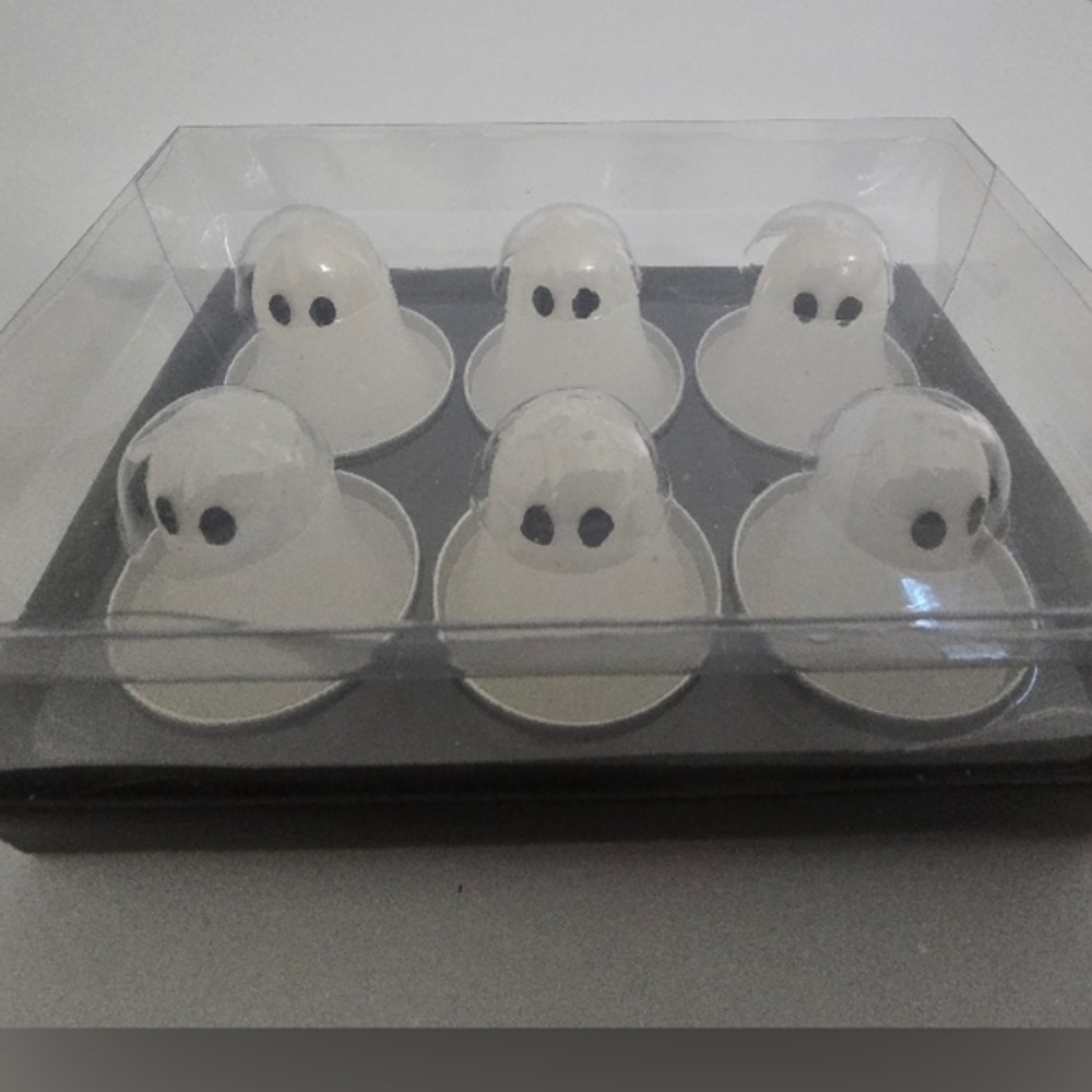 Halloween Ghost Tealight Candles mini